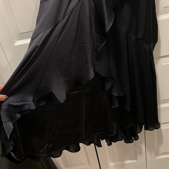 Satin faux wrap dress brand new - Picture 3 of 4